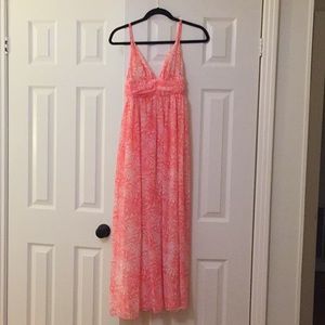 Coral dress